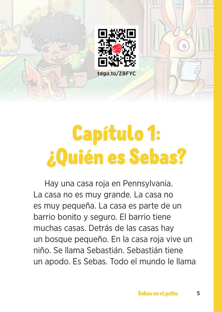 Sebas en el patio - Level 1 - Spanish Acquisition™ Reader by Nicole Hartung