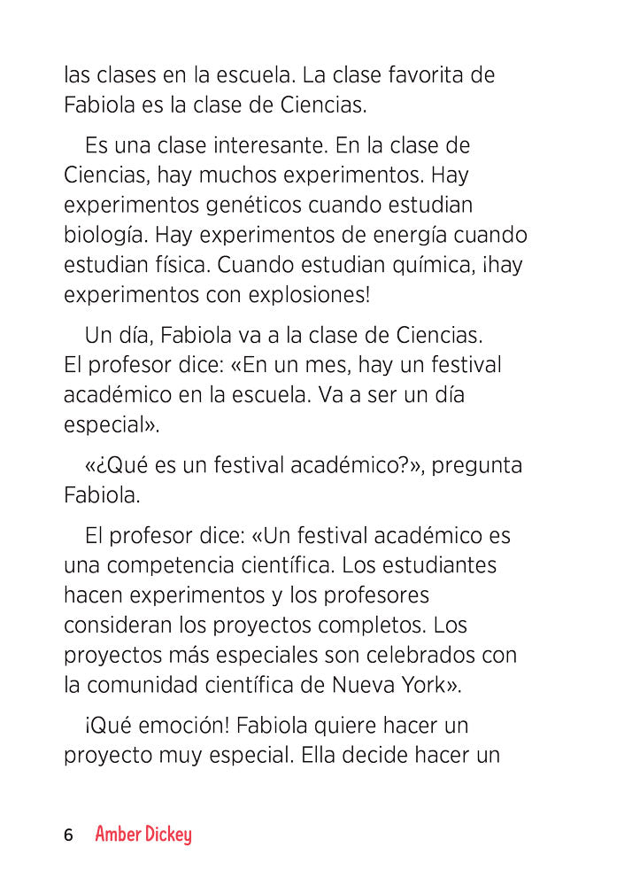 La creación de Roberta - Level 1 - Spanish Acquisition Reader by Amber Dickey