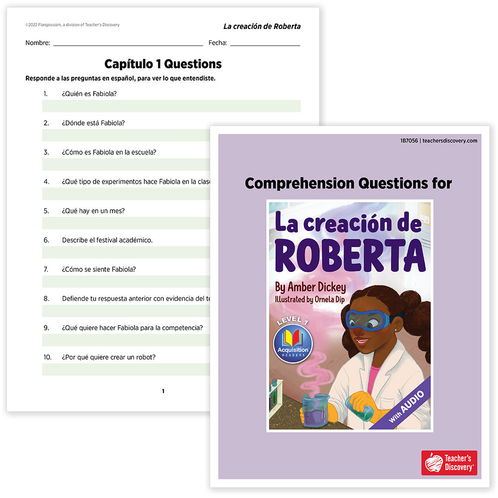 La creación de Roberta - Level 1 - Spanish Acquisition Reader by Amber Dickey