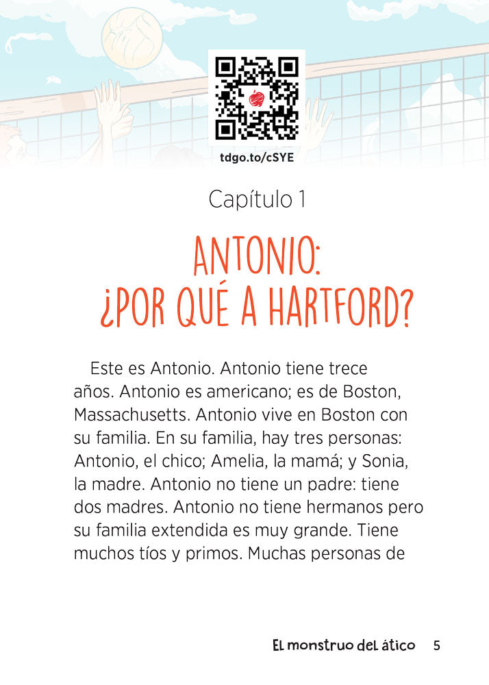 El monstruo del ático - Level 2 - Spanish Acquisition Reader by Amber Dickey