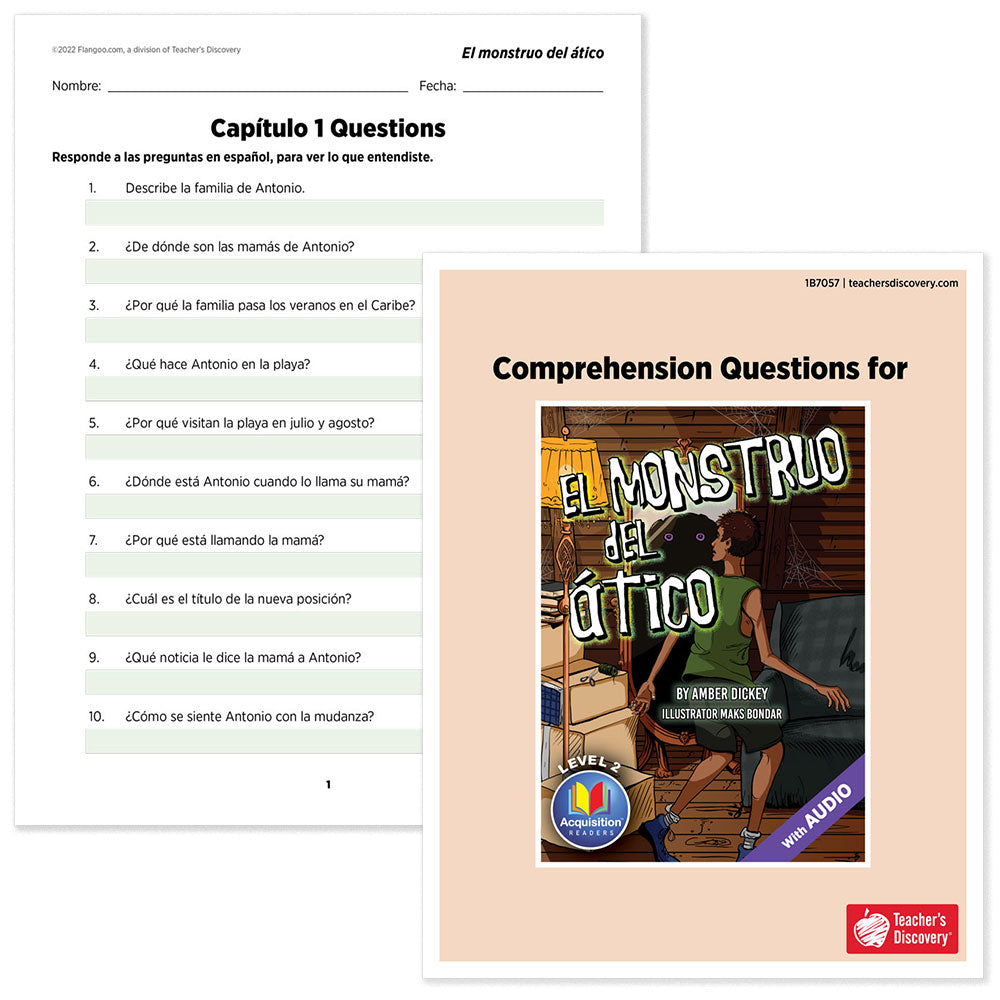 El monstruo del ático - Level 2 - Spanish Acquisition Reader by Amber Dickey