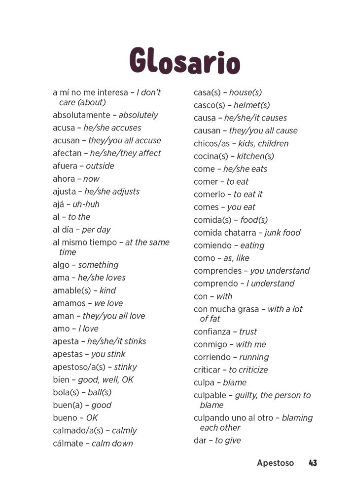 Apestoso - Level 1 - Spanish Enhanced® Reader by Sonia Dolores Estrada Morales