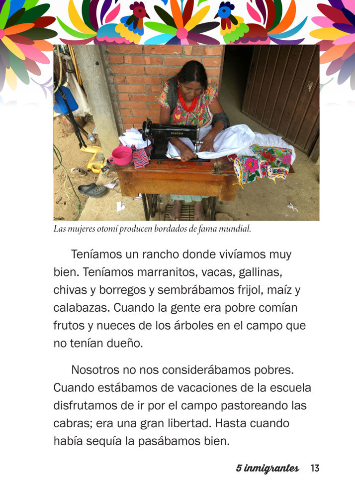 5 inmigrantes - Level 3 - Spanish Enhanced® Reader by Sonia Dolores Estrada Morales