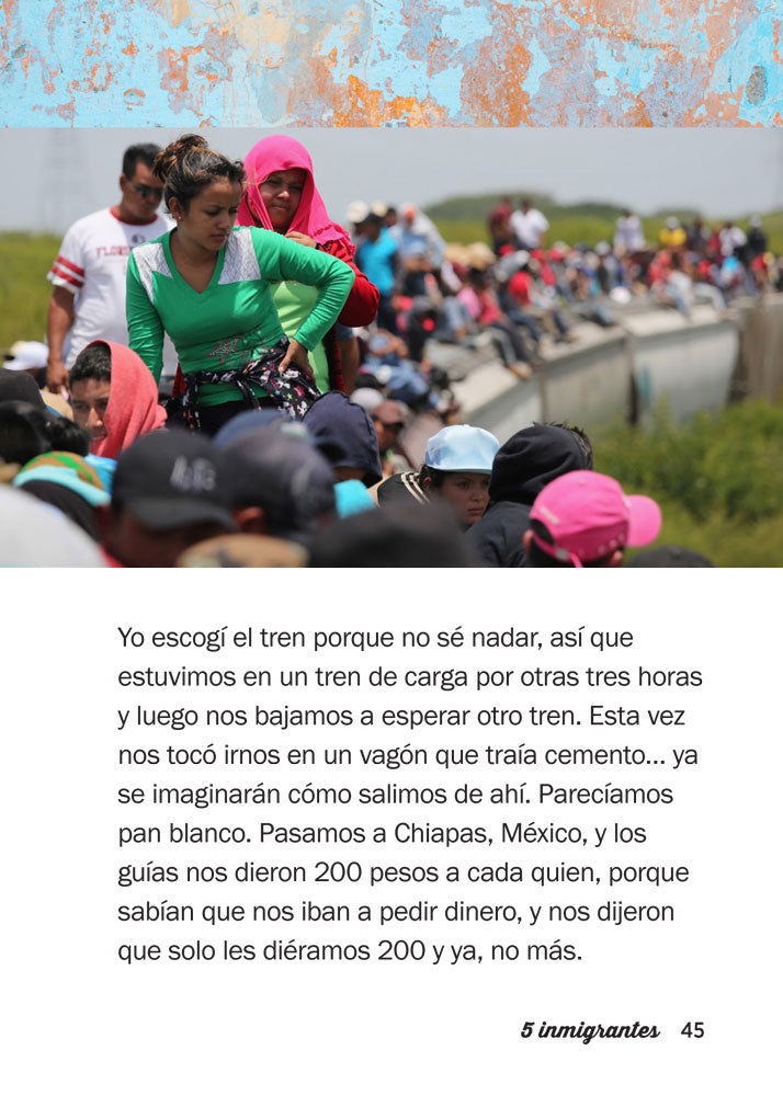 5 inmigrantes - Level 3 - Spanish Enhanced® Reader by Sonia Dolores Estrada Morales