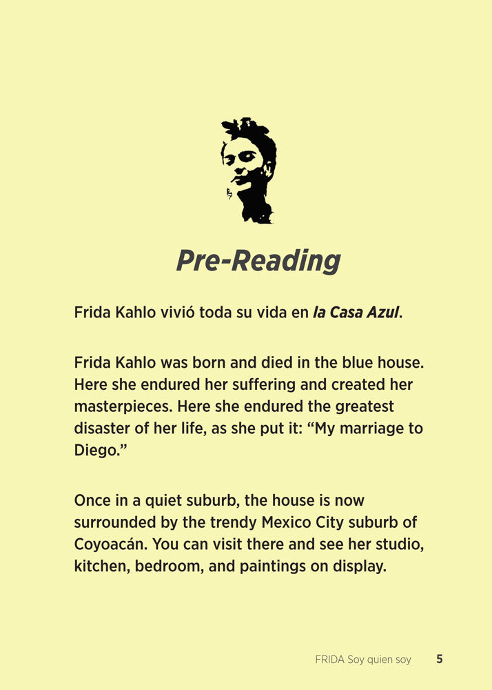 FRIDA Soy quien soy - Level 2 - Enhanced Reader by Sonia Dolores Estrada Morales