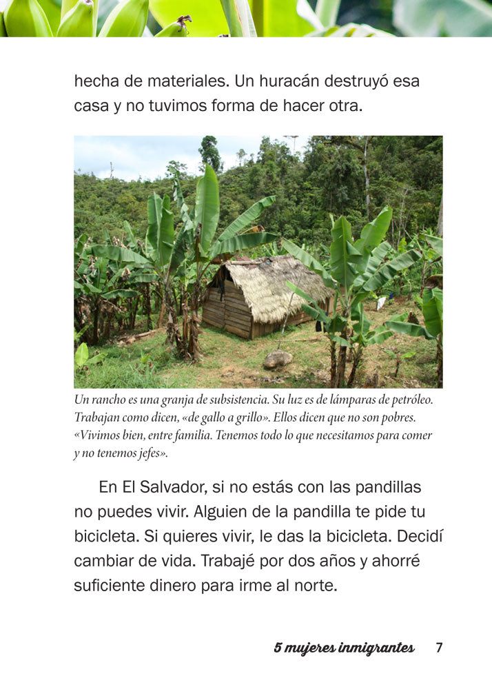 5 mujeres inmigrantes - Level 2 - Spanish Enhanced® Reader by Sonia Dolores Estrada Morales