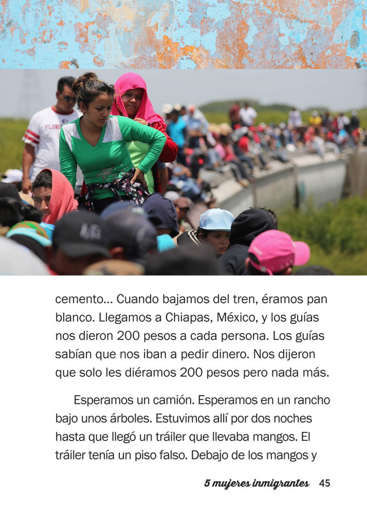 5 mujeres inmigrantes - Level 2 - Spanish Enhanced® Reader by Sonia Dolores Estrada Morales
