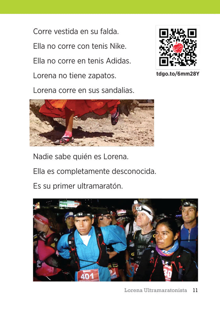 Lorena Ultramaratonista - Level 1 - Spanish Enhanced® Reader by Sonia Dolores Estrada Morales