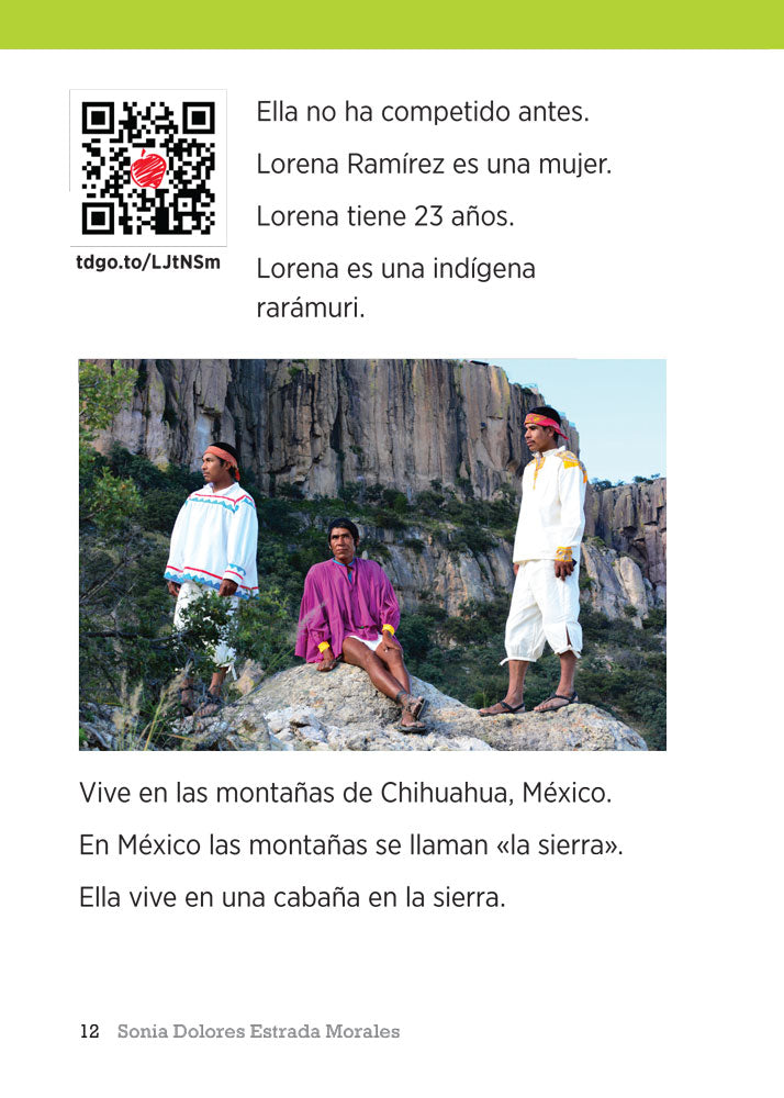Lorena Ultramaratonista - Level 1 - Spanish Enhanced® Reader by Sonia Dolores Estrada Morales