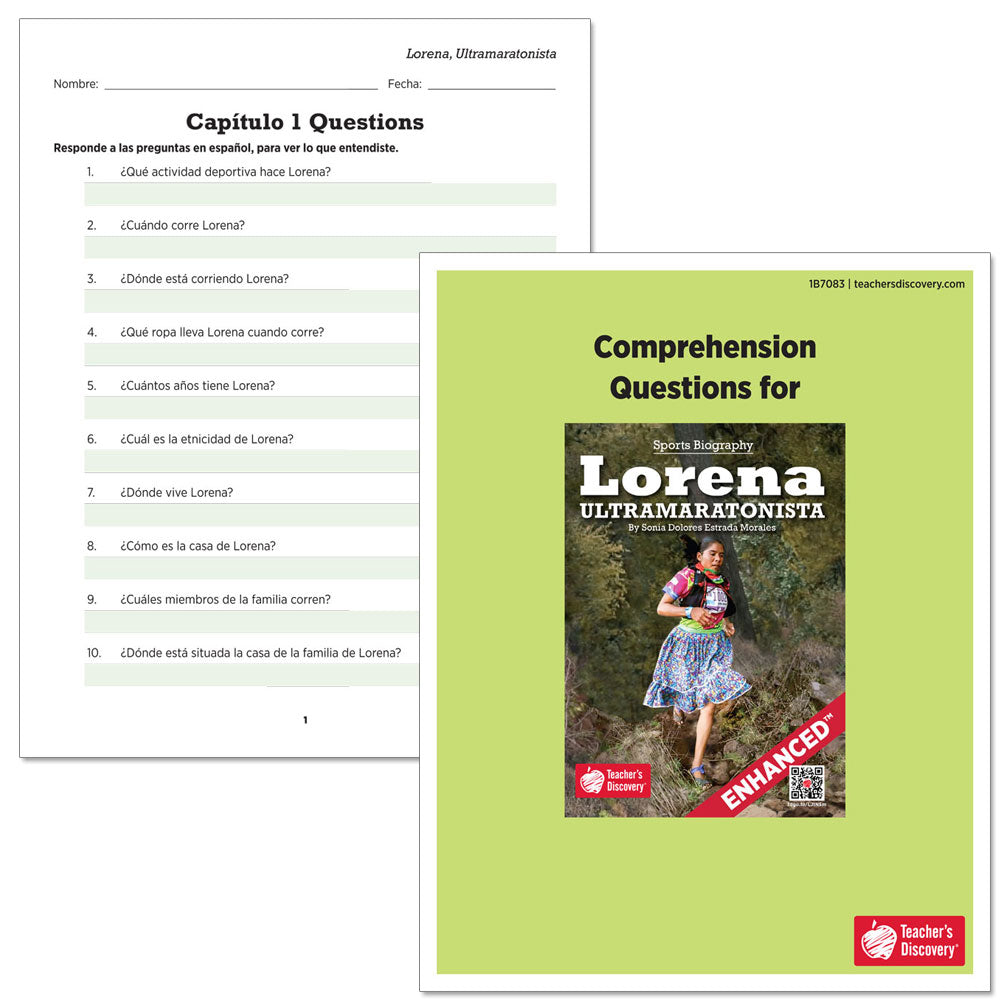 Lorena Ultramaratonista - Level 1 - Spanish Enhanced® Reader by Sonia Dolores Estrada Morales