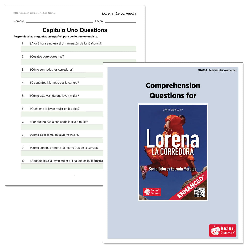 Lorena: La corredora - Level 2 - Spanish Enhanced® Reader by Sonia Dolores Estrada Morales