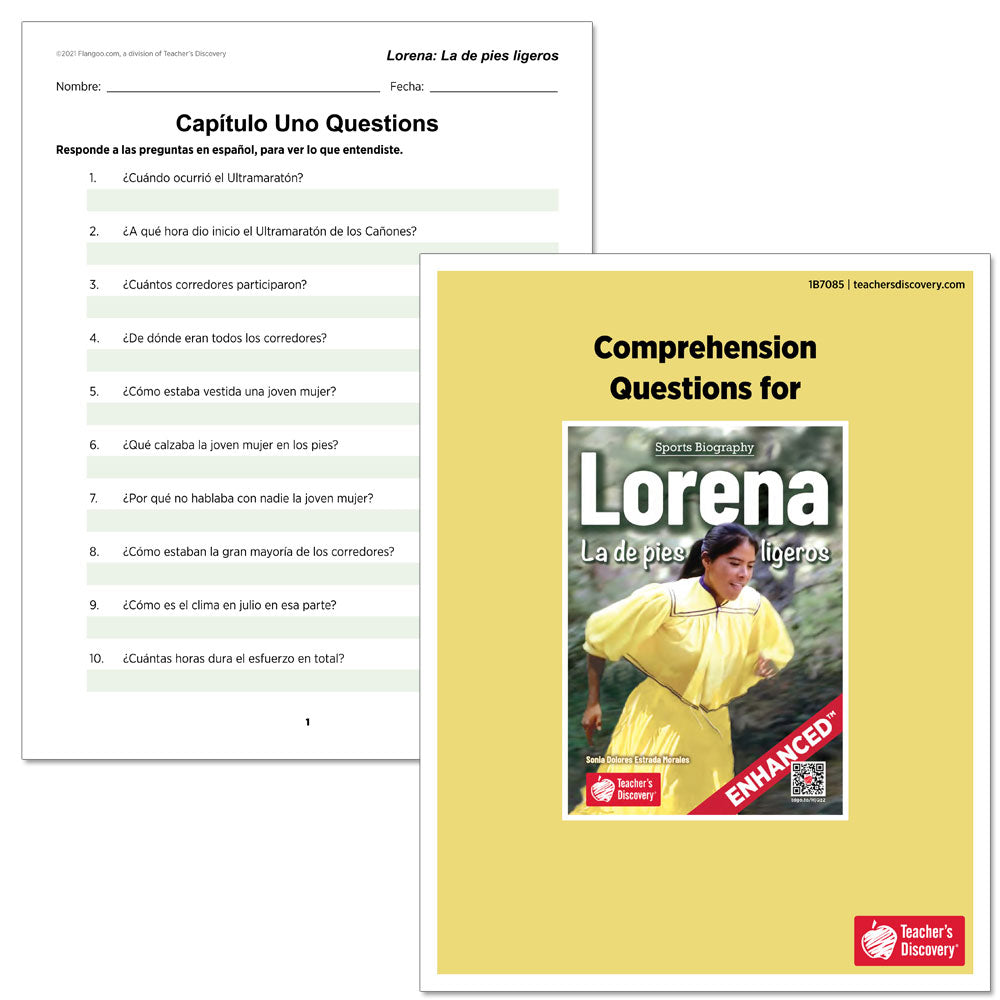 Lorena: La de pies ligeros - Level 3 - Spanish Enhanced® Reader by Sonia Dolores Estrada Morales