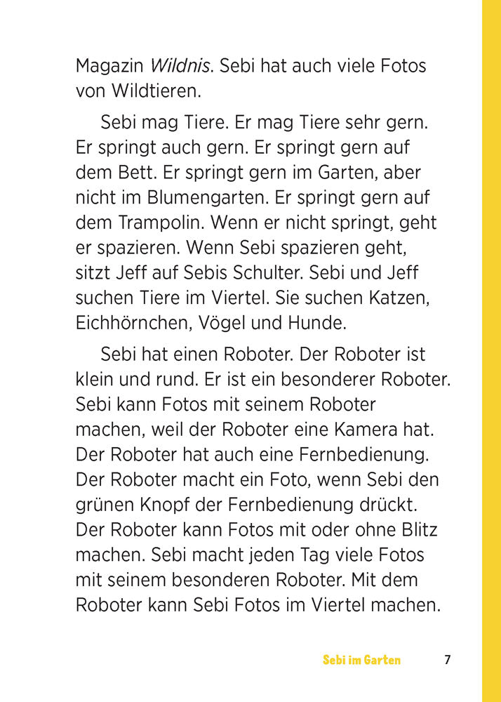 Sebi im Garten - Level 2 - German Acquisition™ Reader by Nicole Hartung