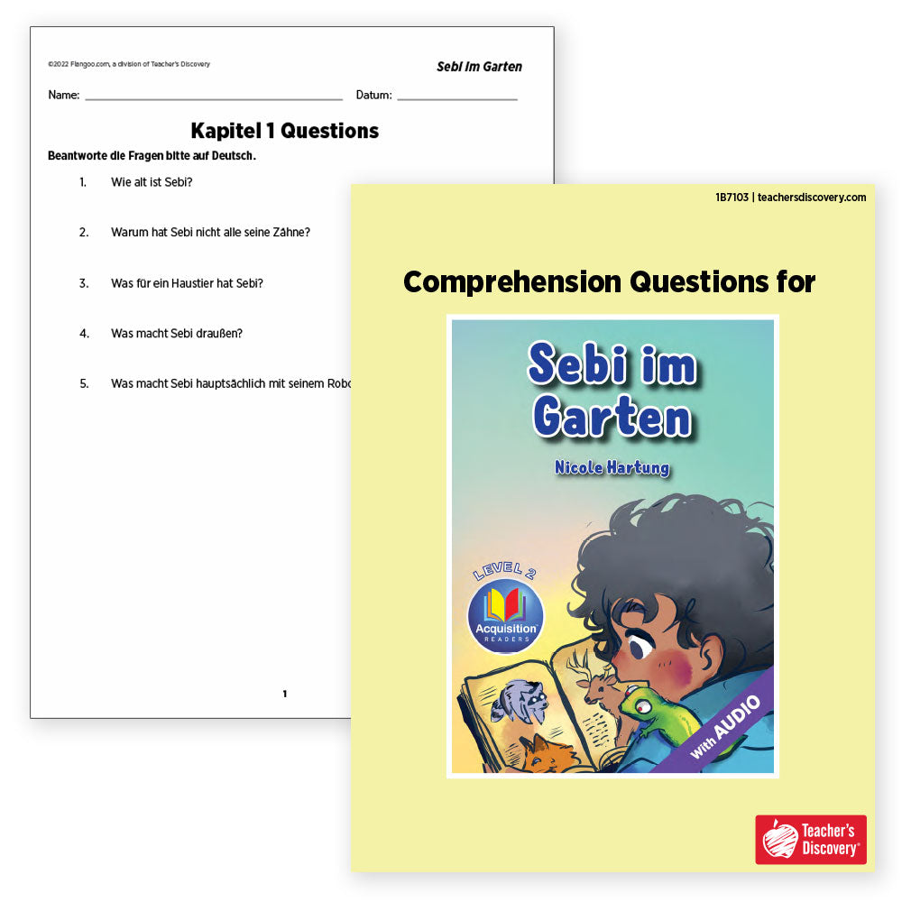 Sebi im Garten - Level 2 - German Acquisition™ Reader by Nicole Hartung