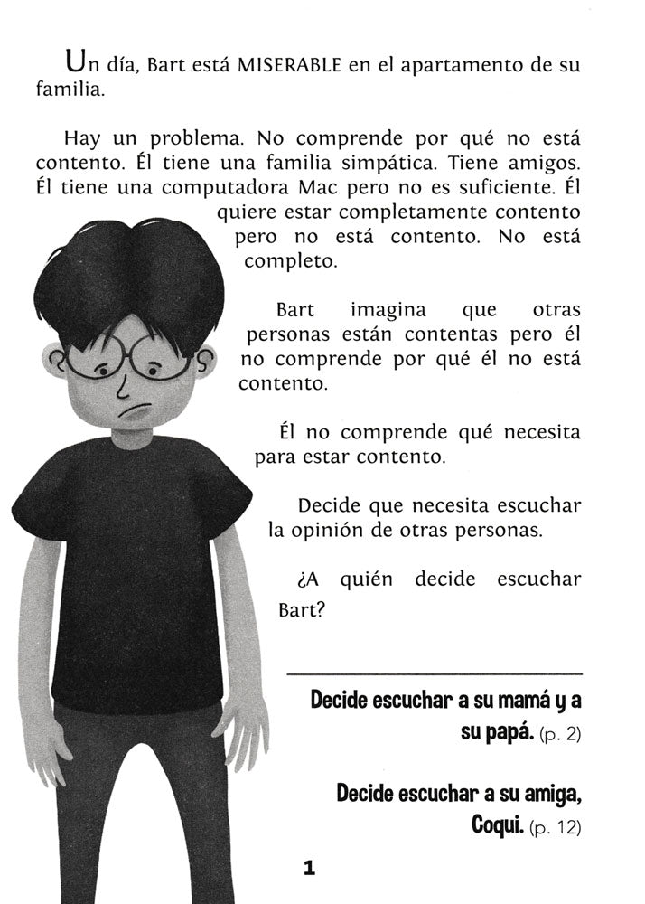 Bart quiere un gato - Level 1 - Spanish Reader