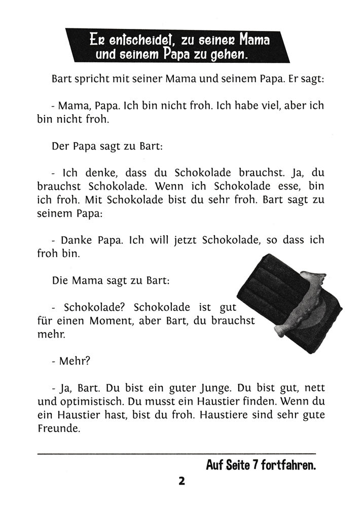 Bart will eine Katze - Level 1 - German Reader