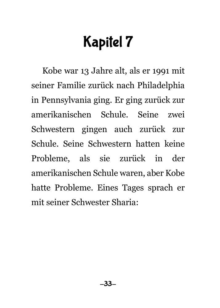 Kobe: Geburt einer Legende (Past Tense) - Level 2/3 - German Reader by Theresa Marrama