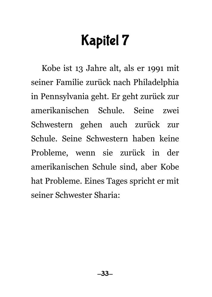 Kobe: Geburt einer Legende (Present Tense) - Level 1/2 - German Reader by Theresa Marrama