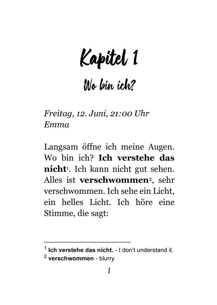 Der Unfall - Level 2+ - German Reader by Theresa Marrama