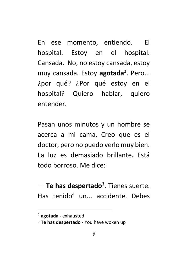 El accidente - Level 2+ - Spanish Reader by Theresa Marrama