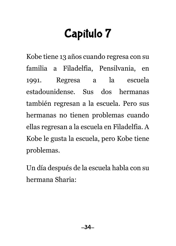Kobe: El nacimiento de una leyenda (en tiempo presente) - Level 1/2 - Spanish Reader by Theresa Marrama