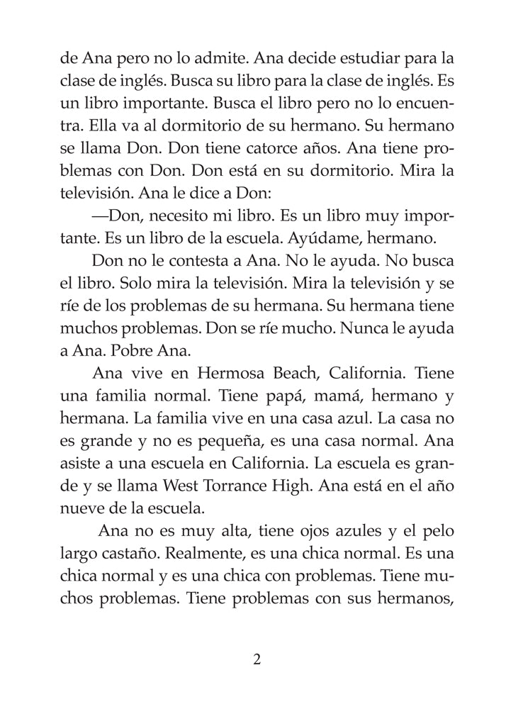 Pobre Ana Moderna - Level 1 - Spanish Reader by Blaine Ray