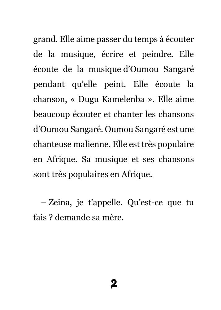 Zeinixx - Level 2+ - French Reader by Theresa Marrama