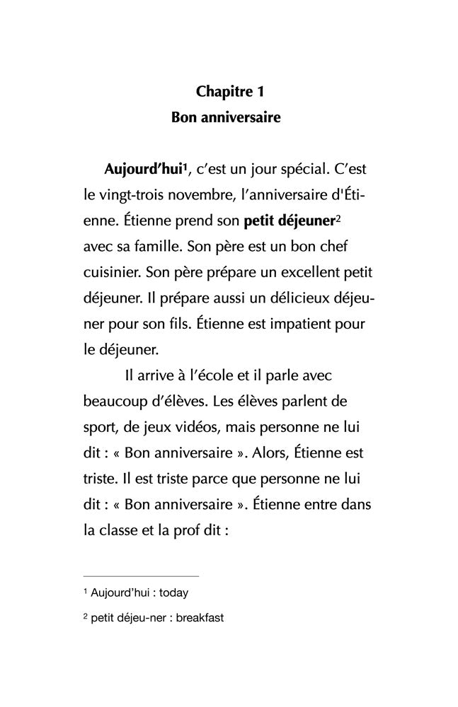 Bon anniversaire : Le match - Level 2 - French Reader by A.C. Quintero