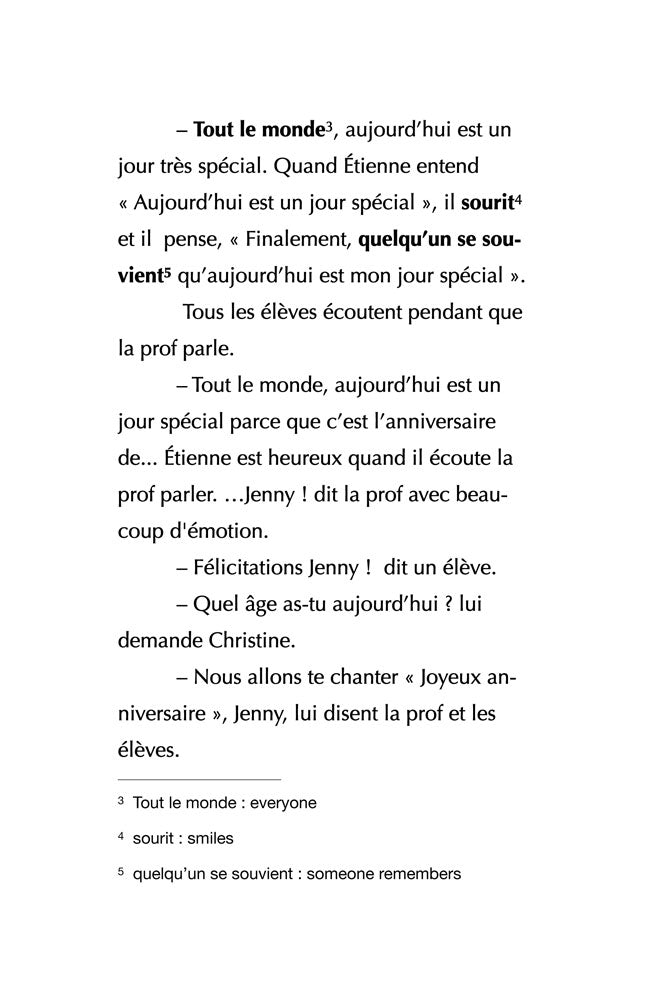 Bon anniversaire : Le match - Level 2 - French Reader by A.C. Quintero