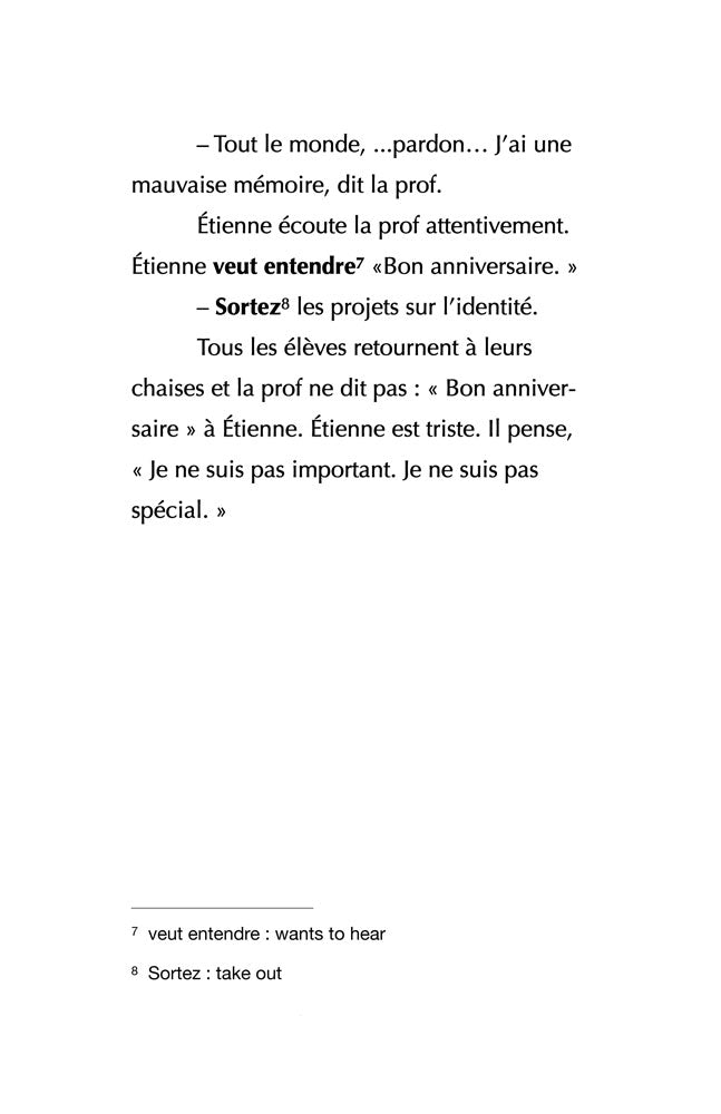 Bon anniversaire : Le match - Level 2 - French Reader by A.C. Quintero
