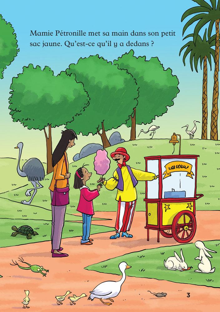 Mamie Pétronille et le singe - Level 1 - French Reader
