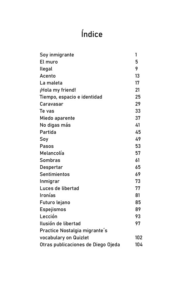 Nostalgia migrante - Level 2+ - Spanish Reader by Diego Ojeda