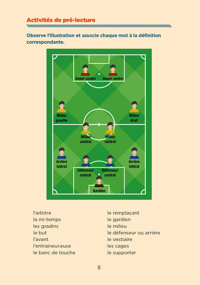 Charlotte rêve de foot - Level 2 - French Reader