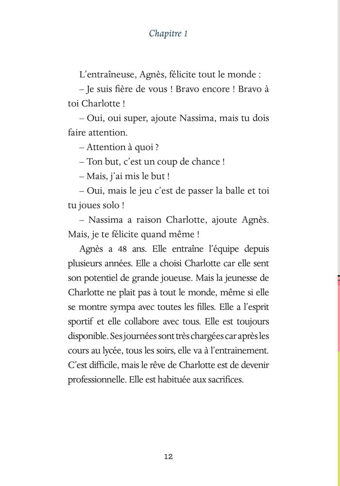 Charlotte rêve de foot - Level 2 - French Reader
