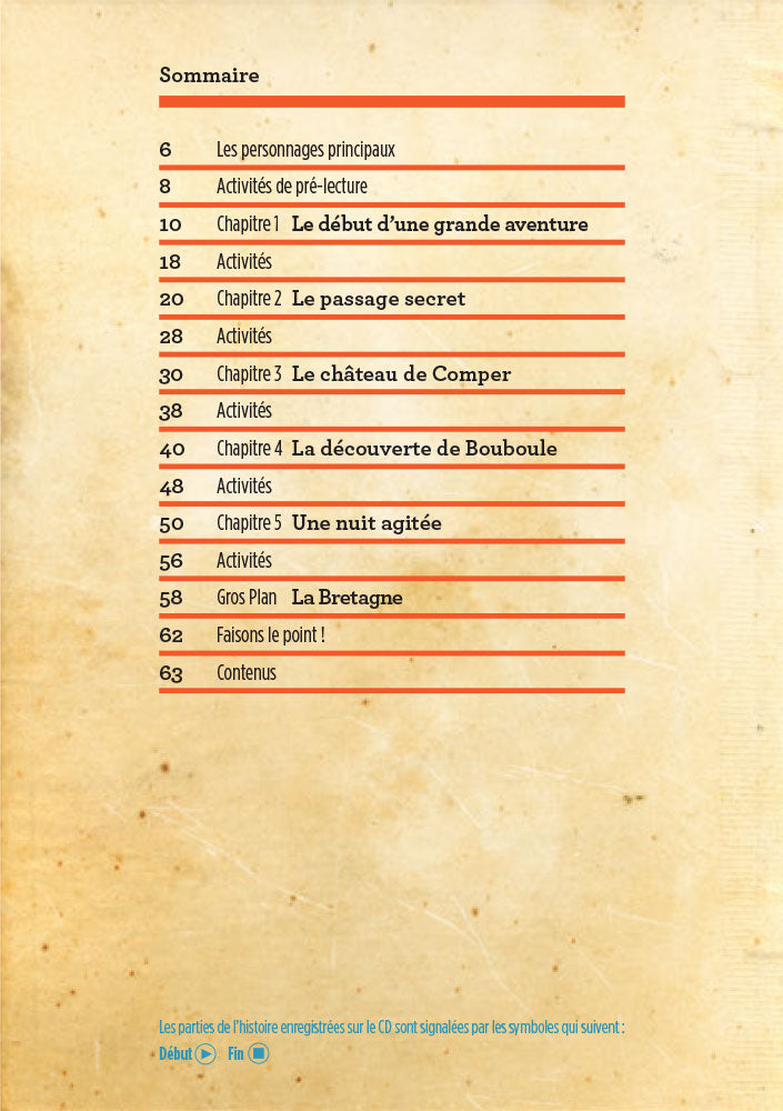 Le chant magique - Level 1 - French Reader