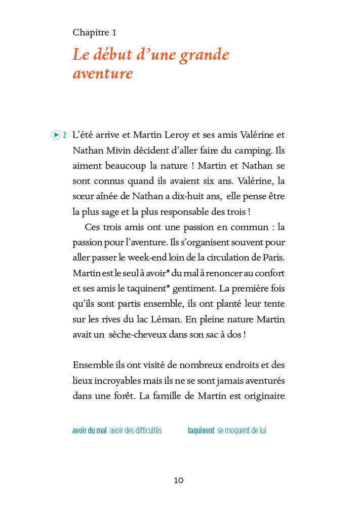 Le chant magique - Level 1 - French Reader