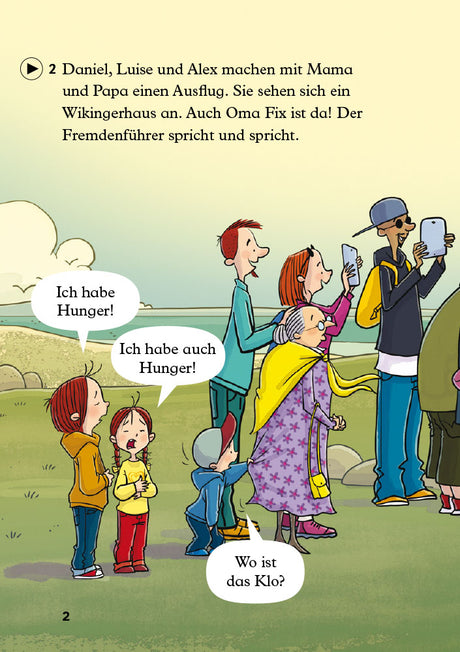 Oma Fix und die kleinen Wikinger - Level 1 - German Reader by Jane Cadwallader