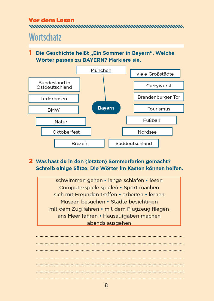Ein Sommer in Bayern - Level 2 - German Reader by Gudrun Gotzmann