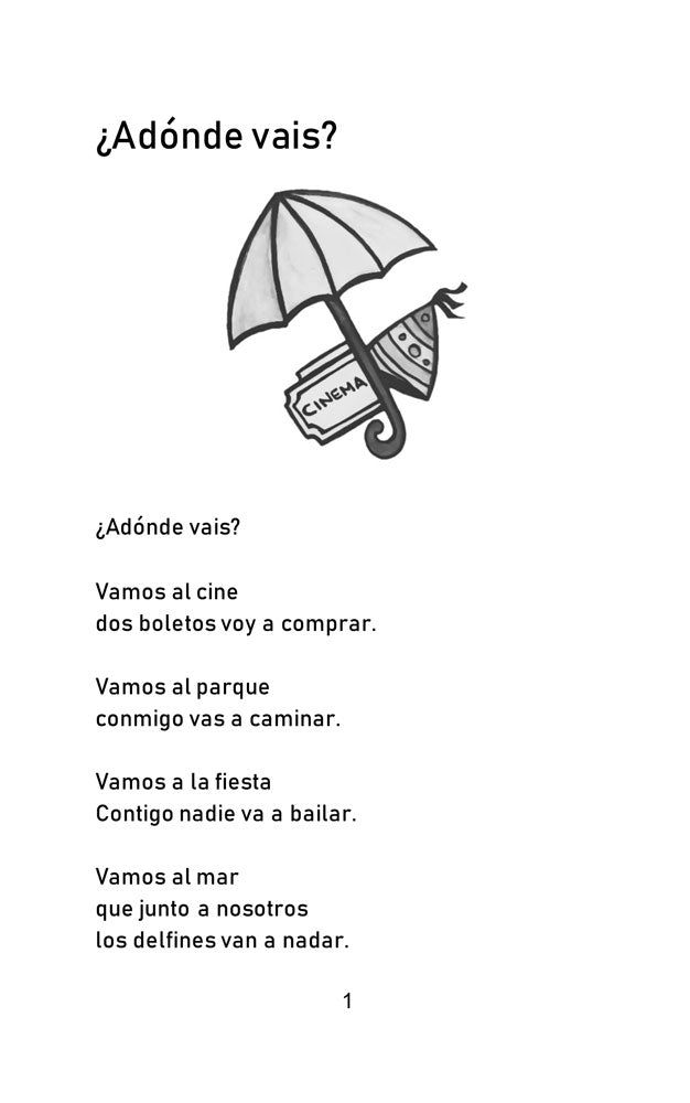 Poesía Gramatical - Level 1/2 - Spanish Reader by Diego Ojeda