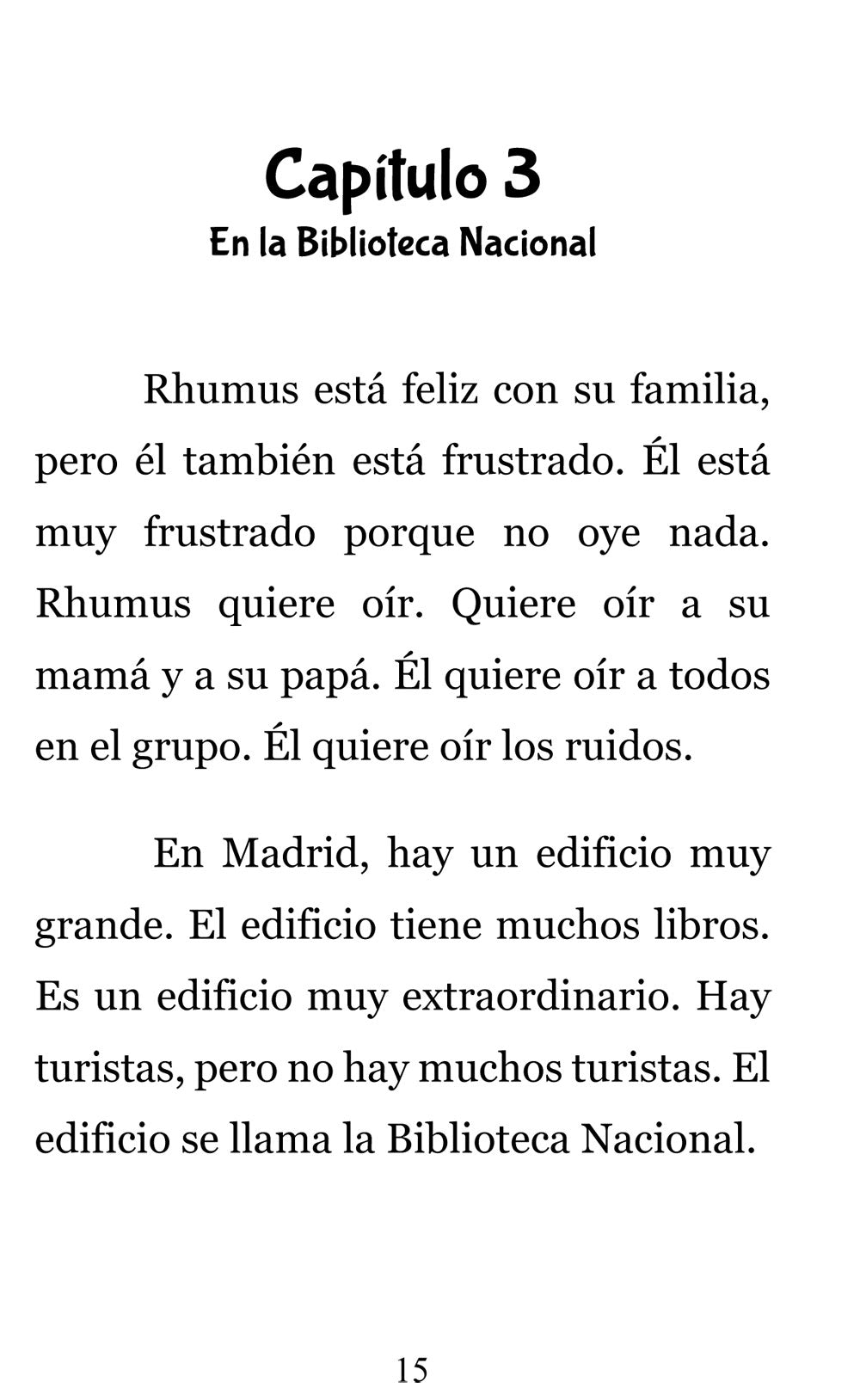 Rhumus se esconde en Madrid - Level 1 - Spanish Reader by Theresa Marrama
