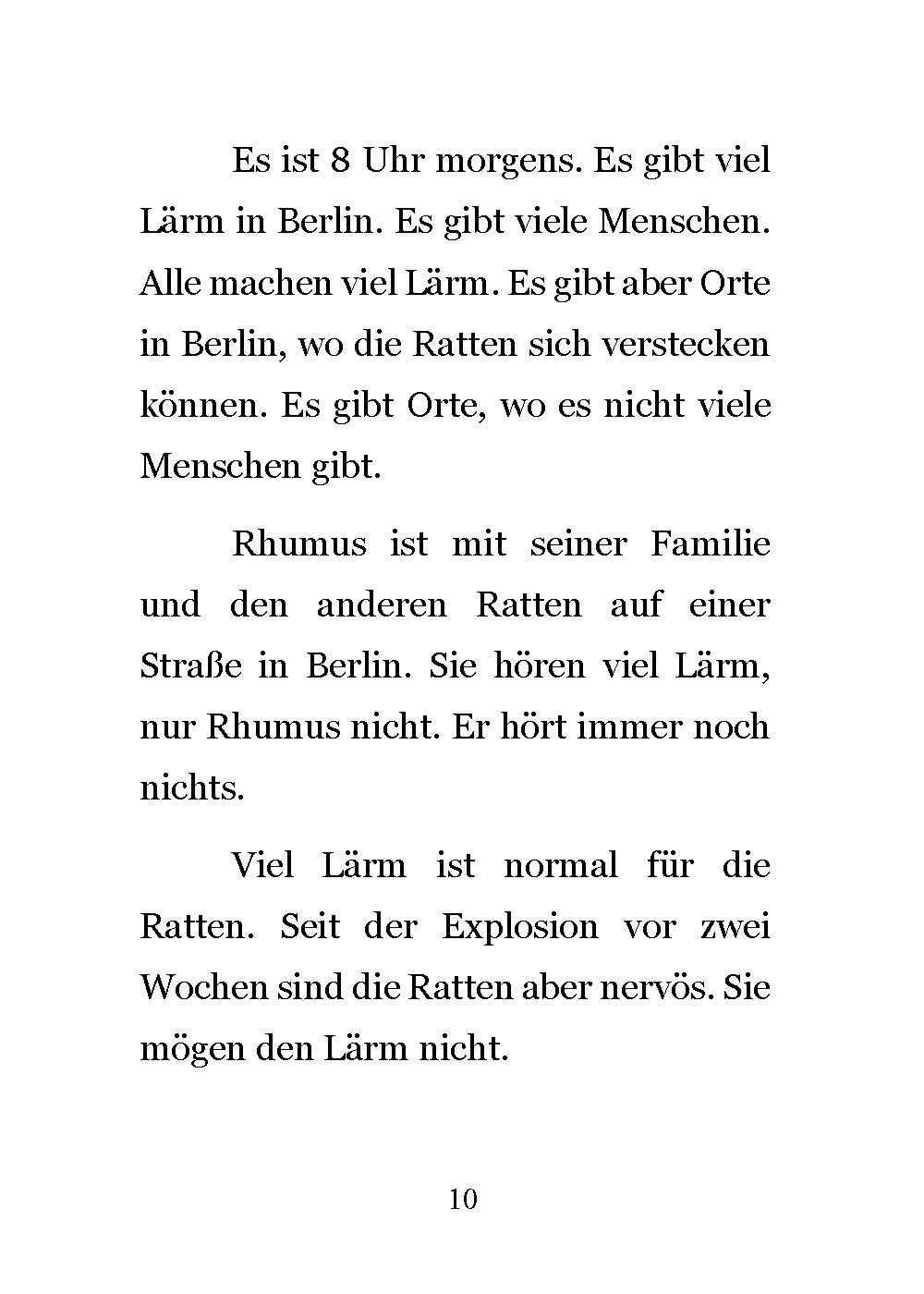 Rhumus versteckt sich in Berlin - Level 1 - German Reader by Theresa Marrama