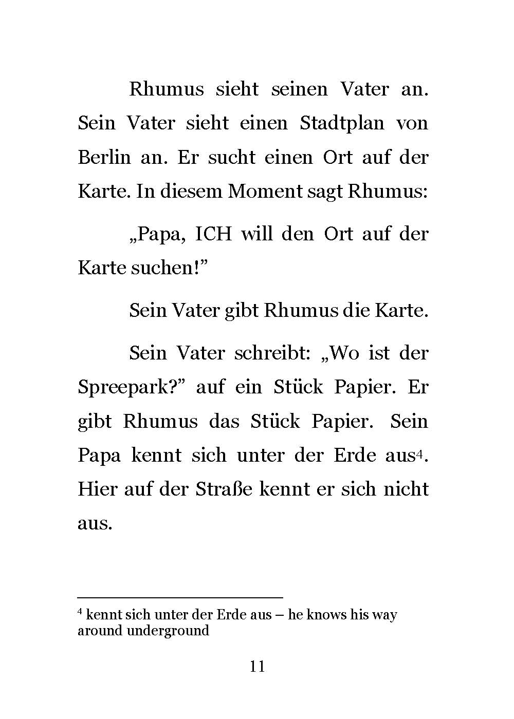 Rhumus versteckt sich in Berlin - Level 1 - German Reader by Theresa Marrama