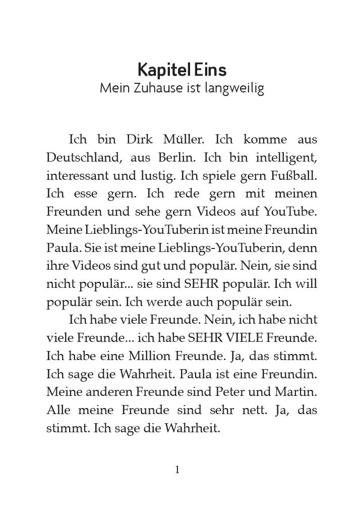 Dirk und seine guten Freunde - Level 1 - German Reader by Chris Stolz