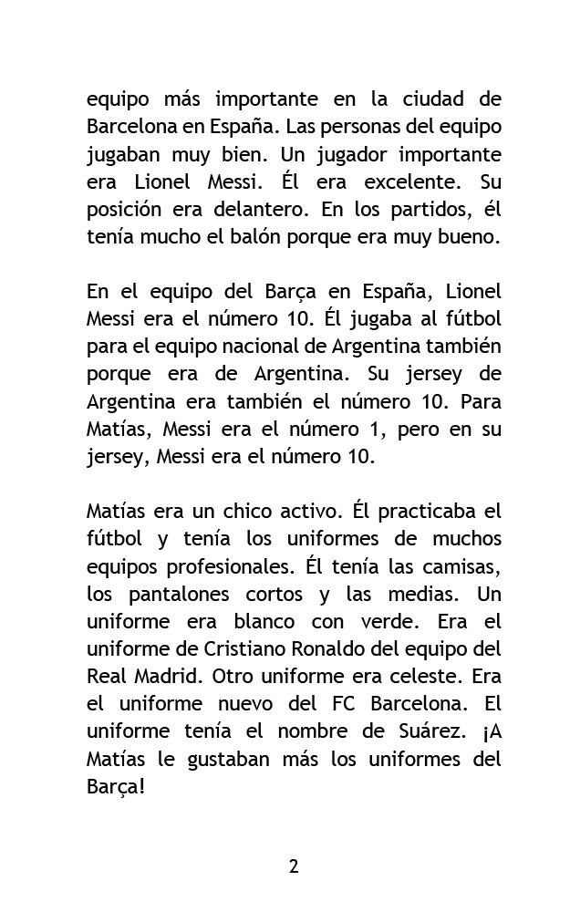 ¿Qué pasó con el jersey? - Level 2 - Spanish Reader by Jennifer Degenhardt