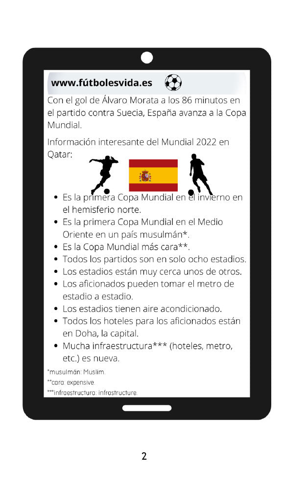 El mundial - Level 2 - Spanish Reader by Jennifer Degenhardt
