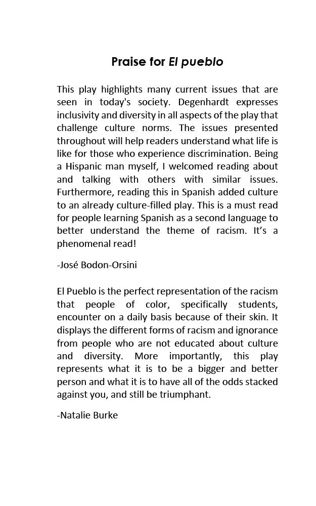 El pueblo - Level 4 - Spanish Reader by Jennifer Degenhardt
