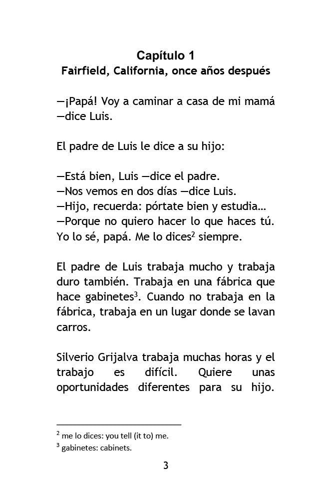 Luis, un soñador - Level 1/2 - Spanish Reader by Jennifer Degenhardt