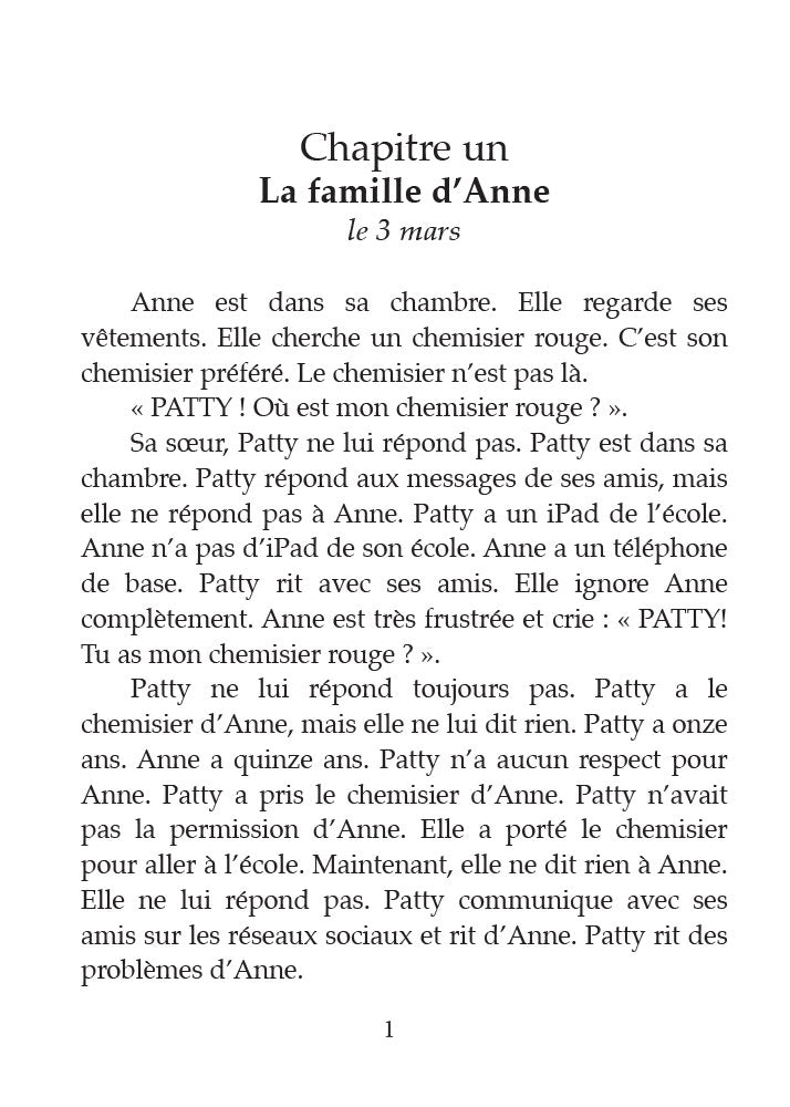 Pauvre Anne - Moderne - Level 3 - French Reader by Blaine Ray