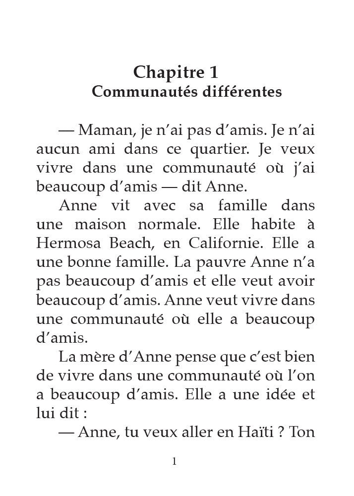 Pauvre petite Anne - Level 2 - French Reader by Shelli Thompson