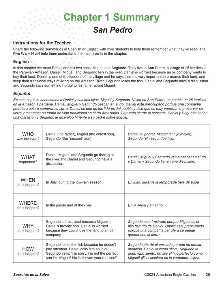 Secretos de la Selva - Level 3 - Spanish Acquisition Reader by Erica O'Mahony